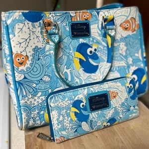Disney/Loungefly Finding Nemo Finding Dory purse